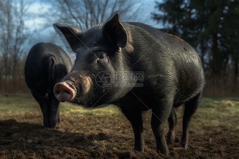 黑猪高清图片下载-正版图片600167142-摄图网
