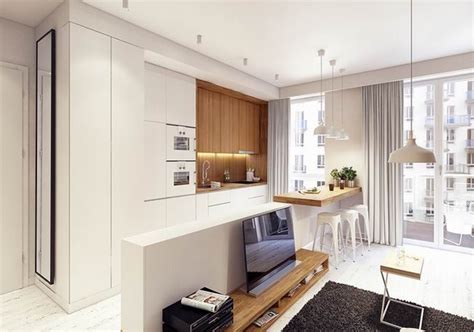 简约明快的白领公寓 现代时尚效果图 - 现代简约-上海装潢网