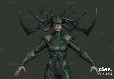 次世代 死亡女神--海拉 奥丁之女 雷神3 反派 角色 2K像素-cg模型免费下载-CG99