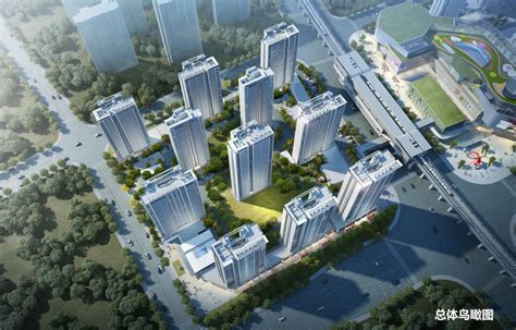 世茂宁波江北区慈城板块项目住宅部分公示，规划11幢高层住宅楼_好地网