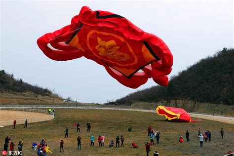 文化随行-风筝节来了！2023米长的龙串风筝在滨城起飞