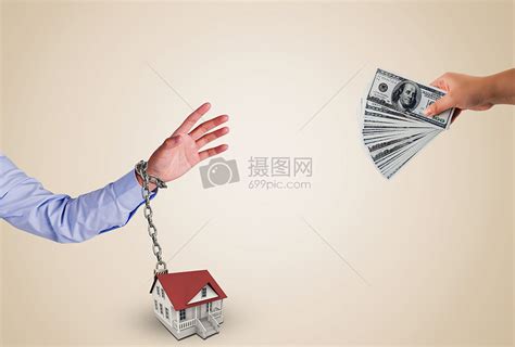 捆绑式房屋金钱交易背景图图片素材-正版创意图片500560506-摄图网