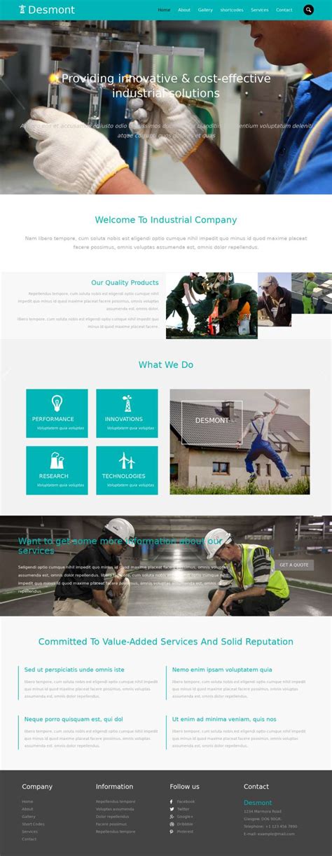 城一化工企业展示网站自适应响应式化工网站模板免费下载_懒人模板