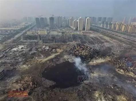 航拍天津大爆炸核心区清理后变化(组图)|天津|爆炸|航拍图_新浪新闻