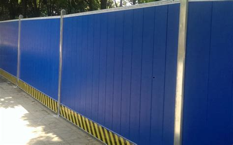 彩钢围挡板道路施工pvc安全蓝色围挡护栏建筑工地施工pvc围挡板-阿里巴巴