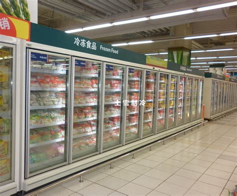 商用冷冻组合岛柜低能耗冷冻柜保鲜展示柜超市卧式组合无霜冷冻柜-阿里巴巴