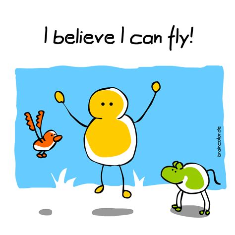 I believe I can fly - braincolor