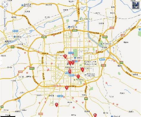 西安市地图分布,区域划分,电子版_大山谷图库