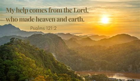 Psalm 121:2 - My Help comes from the Lord - Faith, Hope & Joy