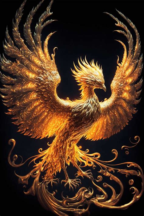 凤凰神兽神话动物飞鸟红色中国风素材图片免费下载-千库网