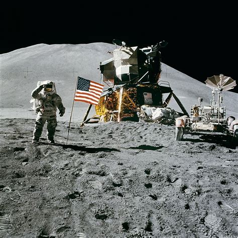 astronaut, american flag, space ship, space station, moon landing ...