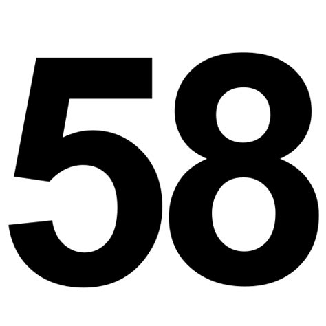 58 - 58 (number) - JapaneseClass.jp