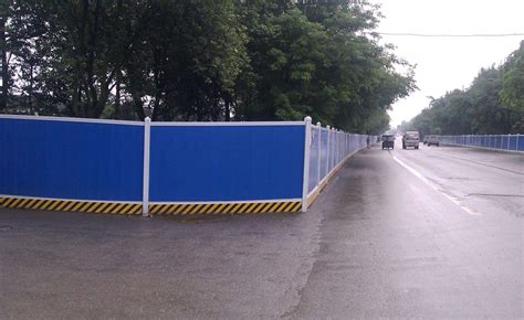 现货市政工程工地加厚夹芯板彩钢围墙挡板上海pvc施工围挡挡板-阿里巴巴