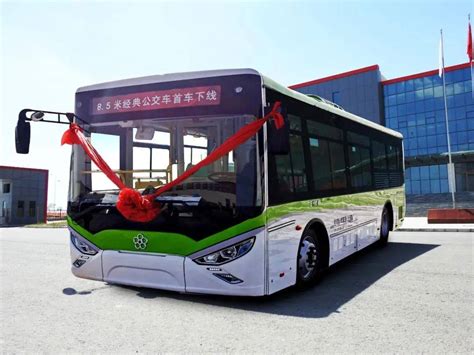 首辆广通新能源8.5米经典公交车在兰州新区下线_搜狐汽车_搜狐网
