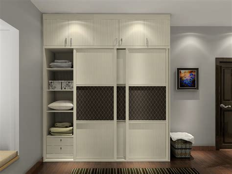 现代简约风格卧室白色一体式衣柜装修设计图-房天下家居装修网