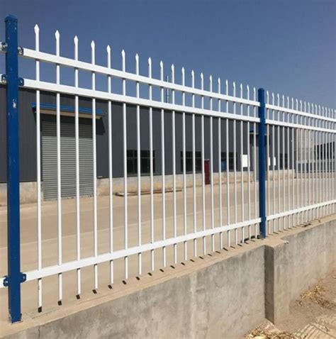 厂区小区锌钢栅栏 别墅塑钢围墙铁艺围栏 庭院防护锌钢护栏-阿里巴巴