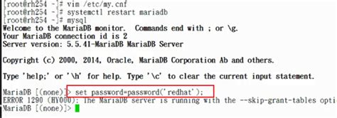 mariaDB（数据库）-安装配置和使用_数据库report_password什么意思-CSDN博客