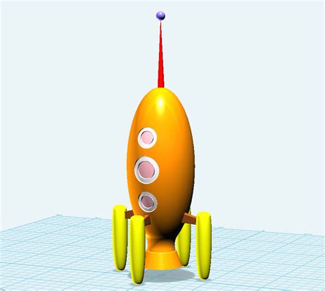 创意火箭的制作_课程中心_3D One官网www.i3done.com