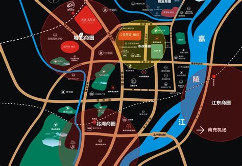 网红南充，凭什么2019年春节旅游人数全国排名22？看看这组夜景吧（转） - 城市论坛 - 天府社区
