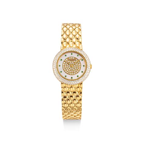PATEK PHILIPPE | REFERENCE 4827 | A YELLOW GOLD, DIAMOND AND EMERALD ...