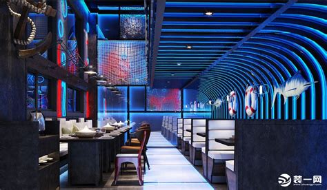 乐山海鲜餐厅设计丨乐山海鲜餐厅装修-海焰海鲜餐厅 |空间|家装设计|图腾装饰_原创作品-站酷ZCOOL