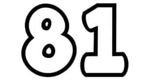 81 — восемьдесят один. натуральное нечетное число. регулярное число ...