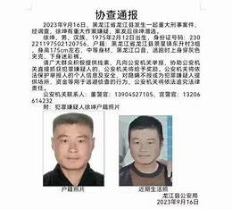 黑龙江重大刑案嫌疑人徐某被抓获 的图像结果