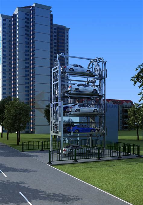 二层升降横移式机械停车设备 立体车库智能停车设备 升降式车库-阿里巴巴