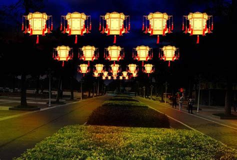 广东—常平镇铁路公园彩灯设计 - 四川时代盛世文化传播有限公司
