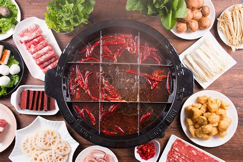 九宫格火锅,中国菜系,食品餐饮,摄影素材,汇图网www.huitu.com