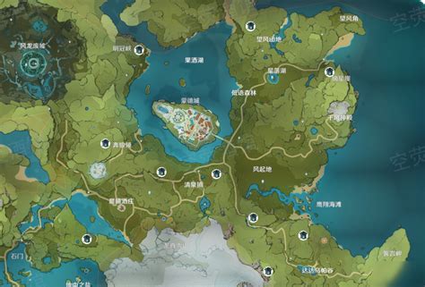 原神璃月地灵龛位置分布图2022-玩爆手游网