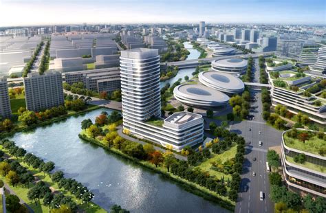 中国(上海)自贸区临港新片区“信息飞鱼”全球数字经济创新岛城市设计-城市设计/更新、城市规划设计案例