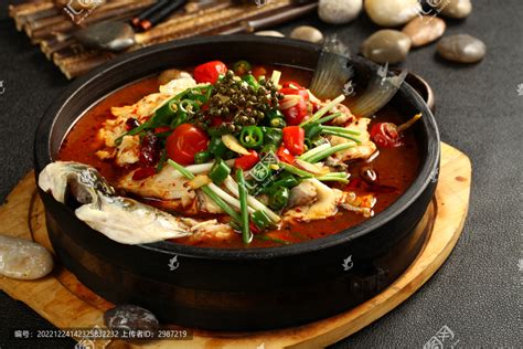蛮锅魔石呼噜鱼,中国菜系,食品餐饮,摄影素材,汇图网www.huitu.com