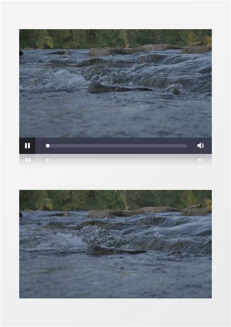 流水_高清实拍潺潺的流水不断的从高往低处流淌实拍视频素材 ...