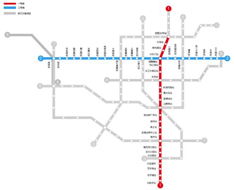 合肥地铁2号线线路图(最新)- 合肥本地宝