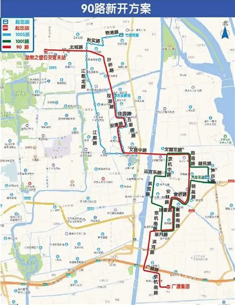 扬州90路公交沿线站点有哪些（附线路图）- 扬州本地宝