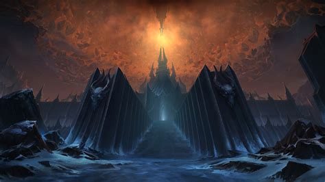 《魔兽世界：暗影国度》登陆界面曝光 冰冠堡垒霸气_3DM网游