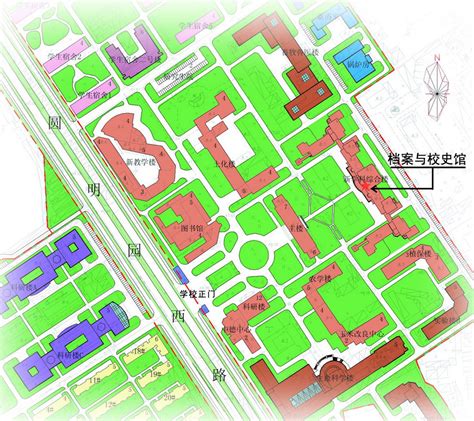 中国农业大学基建处 校园规划 东校区现状图