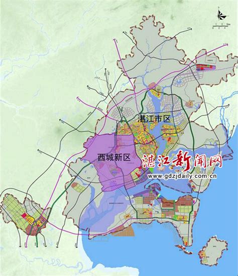 湛江西城新区定位：粤西重要交通枢纽和旅游目的地 _地市滚动 _南方网