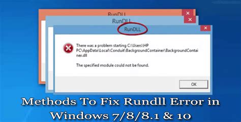 Full Guide to Fix RunDLL Error in Windows 7/8/8.1/10