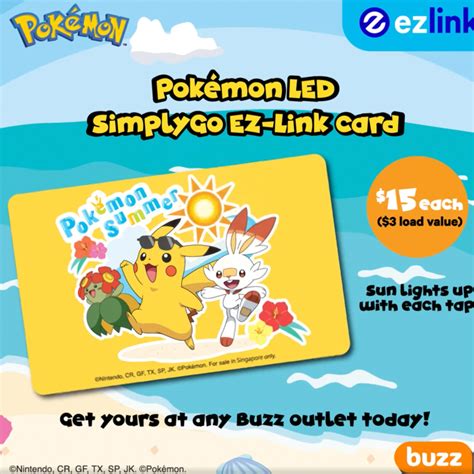 EZ-Link’s New Pokémon LED Card Lights Up When You Tap