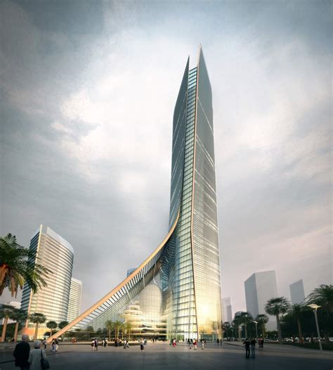 现代超高层综合大厦效果图下载-光辉城市