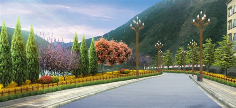 甘孜州—新龙县城市景观设计