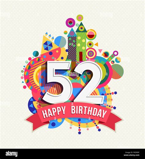Happy 52th Birthday Animated GIFs - Download on Funimada.com