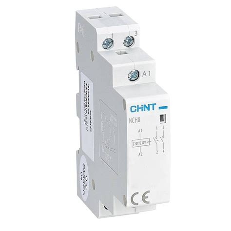Contactor modular Chint NCH8 20A 2NA 2P 24 Vac 1 Módulo 256051