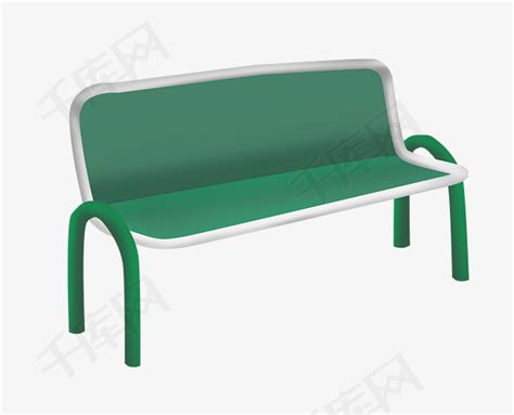 绿色双人椅子家具素材图片免费下载-千库网