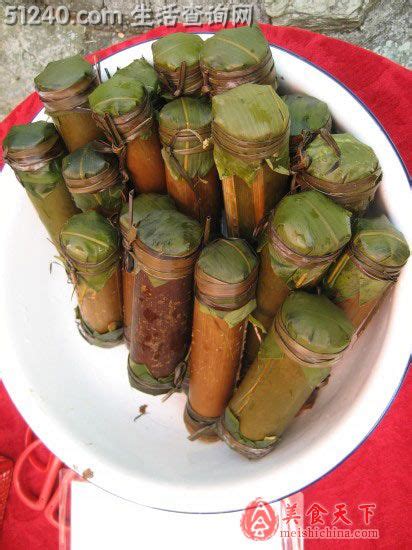 竹筒粽子的做法 - 糕点小吃菜谱 - 食谱大全