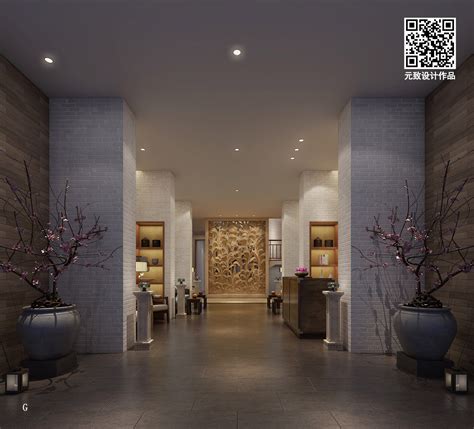 深圳罗湖中医馆设计 养生会馆设计 中式风格