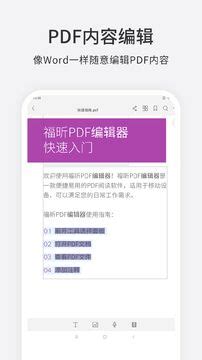 福昕pdf编辑器个人版软件截图预览_当易网