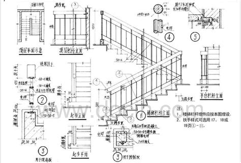 45度标准钢梯详图_结构设计_土木在线